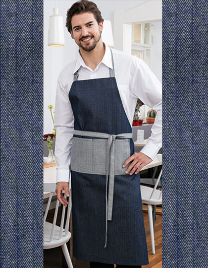 EX127 Jeans-Bib Apron 2-Colours 75 x 100 cm