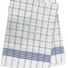 White-Blue Checked