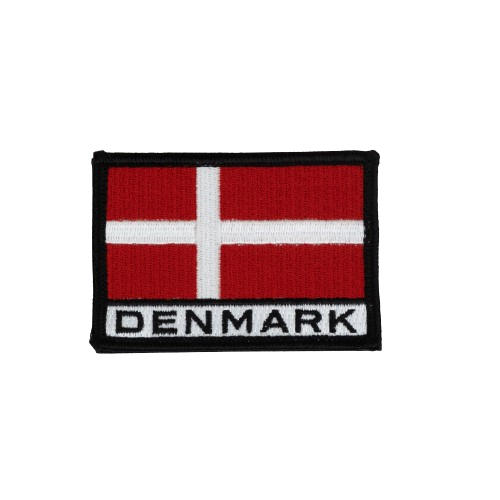 Flag – Danmark broderet