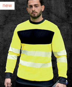 KX1001 EOS Hi-Vis Workwear Sweatshirt With Printing Area