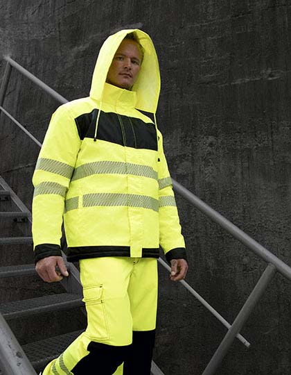 KX1004 EOS Hi-Vis Workwear Parka With Printing Area