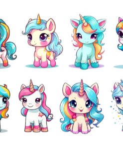 Magiske Unicorn Strygemærker