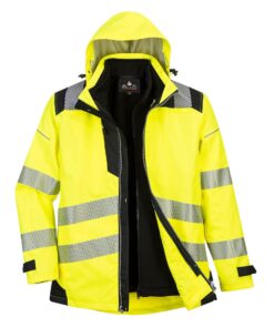 PW365 - PW3 hi-vis 3 i 1 jakke ISO EN20471 Sikkerhedsjakke